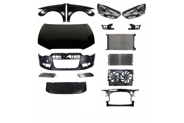 Audi A6 C7 10 15 Bumper Belt Mask Beam PARTS SET
