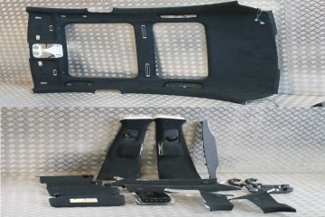 COMPLETE HEADLINER PANORAMA ALCANTARA BLACK MERCEDES S W223 LONG