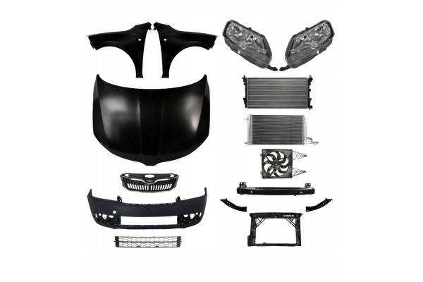 Skoda Rapid 12 17 Bumper Belt Mask Mudguard