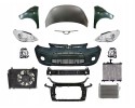 HYUNDAI I10 08 11 FRONT MASK BUMPER BELT FENDER