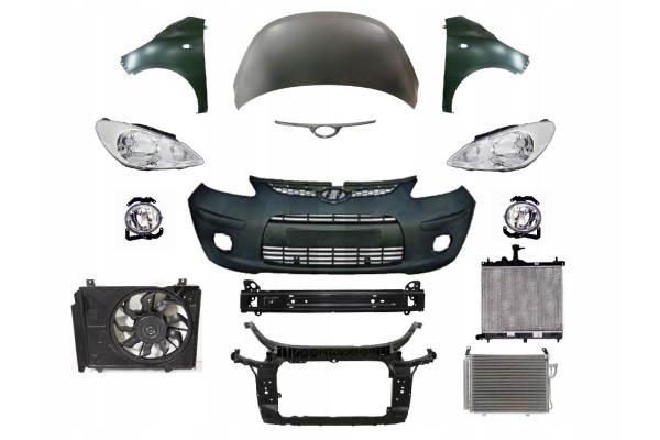 HYUNDAI I10 08 11 FRONT MASK BUMPER BELT FENDER