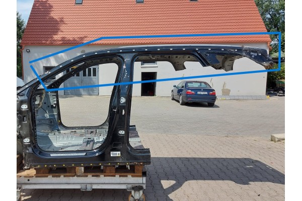 Peugeot 5008 III E5008 roof plating roof flap black ktvd