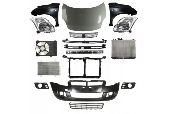 SWIFT 05 07 FRONT MASK BUMPER LAMP FENDER BELT