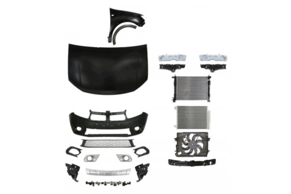 Dacia Sandero Stepway 21 SET OF PARTS Bumper BEAM Mask RADIATORS