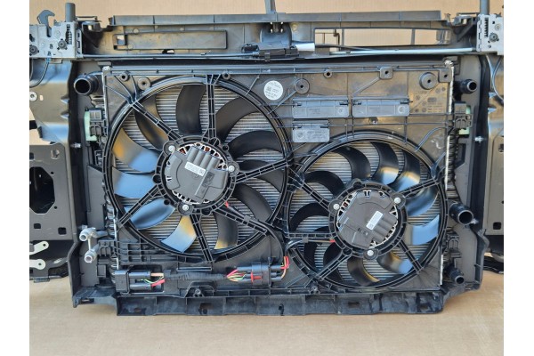 Panel frontal de soporte del radiador con ventilador y viga para Cupra