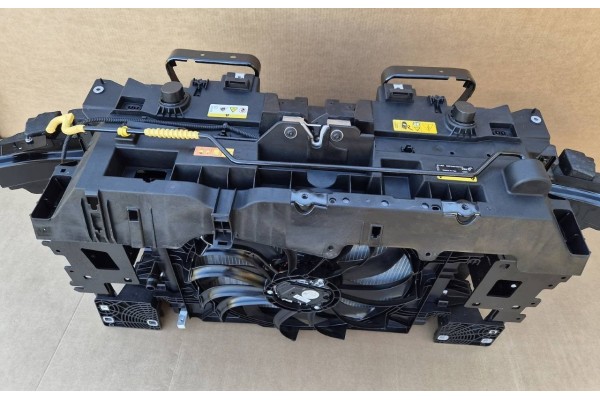 Panel frontal de soporte del radiador con ventilador y viga para Cupra