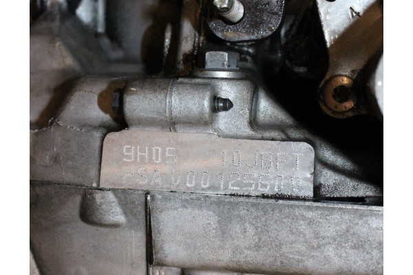 Motor diésel Peugeot 3008 1.6 E-HDI 9H05 10JBFT con caja de cambios 96