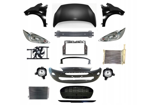 FORD KA 08 15 FRONT MASK BUMPER BELT FENDER