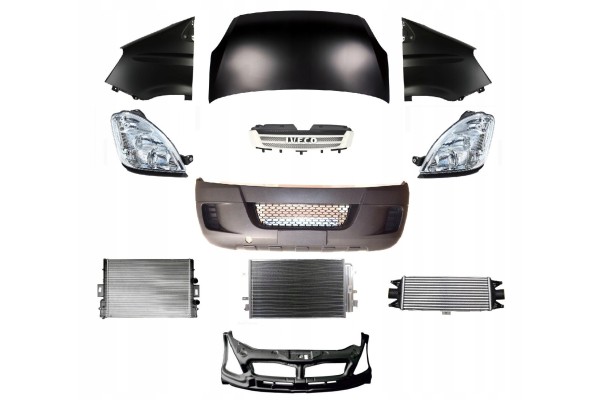 IVECO DAILY 06 09 FRONT BUMPER MASK LAMP BELT