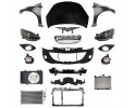 MAZDA 2 10 14 FRONT MASK BUMPER BELT LAMP