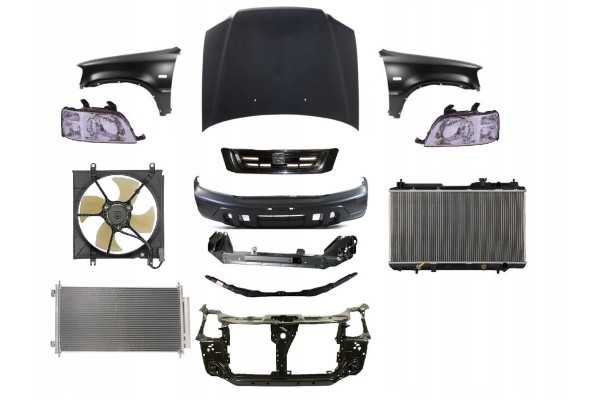 HONDA CRV 95 01 FRONT BUMPER MASK BELT FENDER