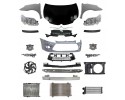 CITROEN C4 04 08 FRONT MASK BUMPER BELT LAMP