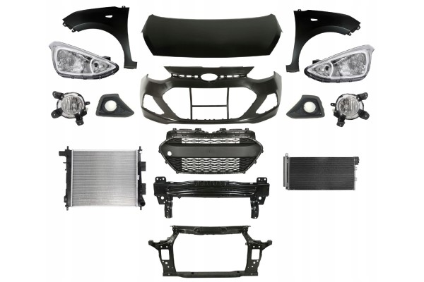 HYUNDAI I10 13 17 FRONT MASK BUMPER BELT FENDER