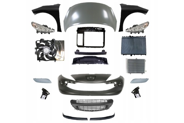CITROEN C3 02 05 FRONT MASK BUMPER BELT LAMP