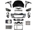 MAZDA 2 07 10 BELT BUMPER MASK FENDER HEADLIGHT