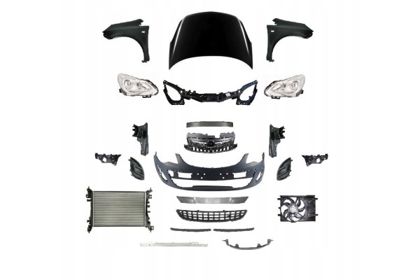 CORSA D 06 11 FRONT MASK BUMPER BELT FENDER Packaging status original