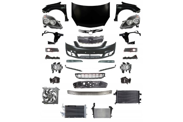 ZAFIRA 05 08 FRONT BUMPER MASK BELT LAMP