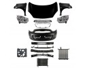 MICRA 10 13 FRONT BELT BUMPER MASK FENDER LAMP