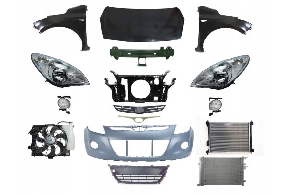 HYUNDAI I20 08 12 FRONT BUMPER MASK BELT LAMP