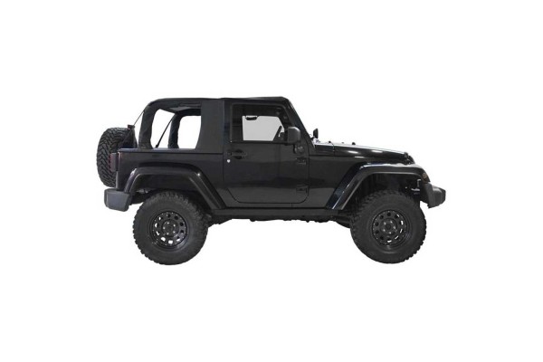 Complete Cargo type soft roof with Suntop Wrangler JK wall Part manufacturer SunTop