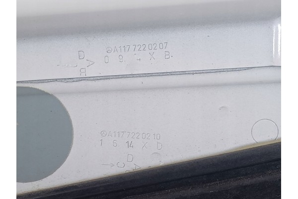 MERCEDES CLA W117 117 DOOR RIGHT FRONT 650 A1177220207 Catalog number of the original A1177250229 MERC