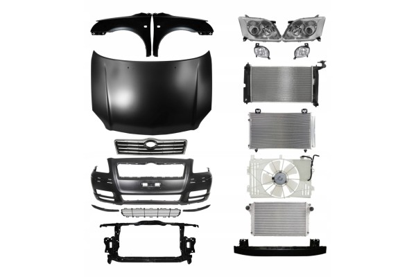 Toyota Avensis 03 06 Mask Bumper Mudguard Belt