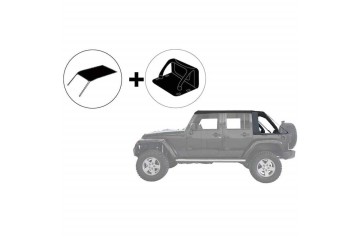 Complete Cargo type soft roof with Suntop Wrangler JK wall