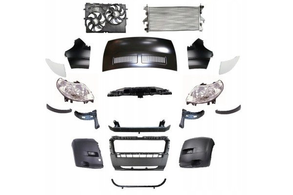 BOXER 06 14 FRONT MASK FENDER BUMPER BELT LAMP