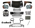 CHEROKEE WH 04 10 FRONT MASK BUMPER BELT FENDER