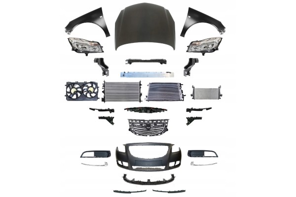 INSIGNIA 08 13 FRONT MASK BUMPER BELT LAMP