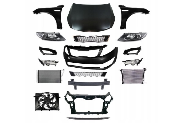 OPTIMA 10 15 FRONT MASK BUMPER BELT LAMP FENDER