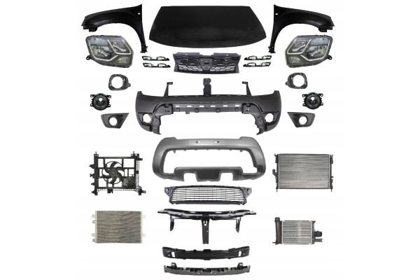 DUSTER 15 17 FRONT MASK BUMPER BELT FENDER LAMP