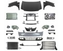 VW CADDY LIFE 04 10 FRONT MASK BUMPER BELT LAMP