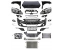 PEUGEOT 308 13 17 FRONT BUMPER MASK FENDER BELT
