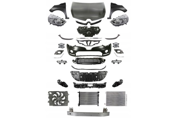 RENAULT CLIO IV 16 19 FRONT BUMPER FENDER MASK