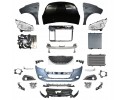 PEUGEOT 208 FRONT MASK BUMPER BELT LAMP FENDER