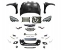 CORSA E 15 FRONT BUMPER MASK BELT FENDER LAMP