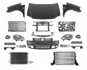 VW CADDY 04 10 FRONT BUMPER MASK FENDER BELT