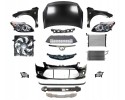 HYUNDAI I30 10 12 BELT BUMPER FENDER MASK LAMP
