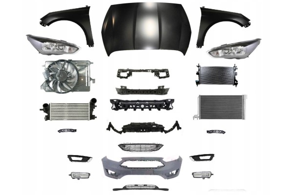 FOCUS 14 18 FRONT MASK BUMPER BELT FENDER LAMP