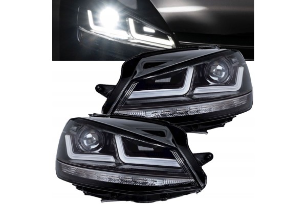 FRONT LAMP Osram LED for VW Golf VII OSRAM LEDHL103 BK LHD L R G145 Installation side left right