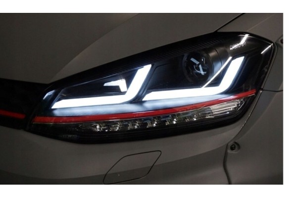 FRONT LAMP Osram LED for VW Golf VII OSRAM LEDHL103 BK LHD L R G145 Type of low beam headlights traditional halogen