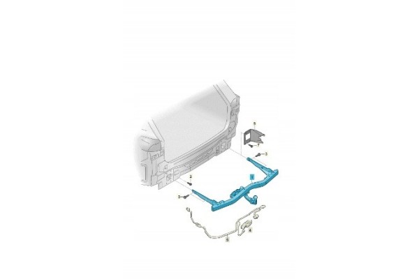 57L803881 Tilting towbar ASO VW AUDI