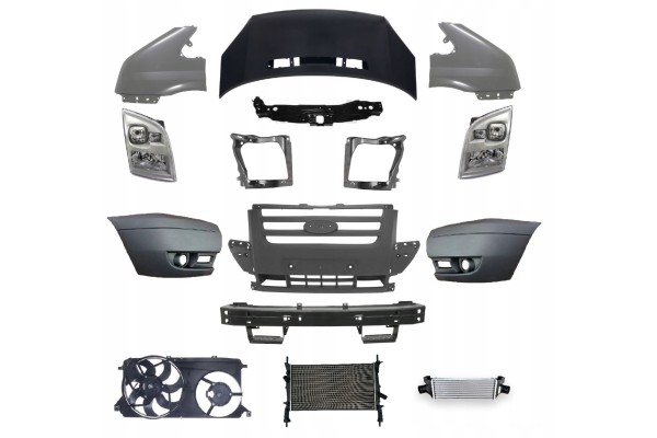 TRANSIT 06 13 FRONT MASK BUMPER BELT FENDER