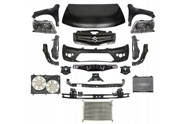 GRAND VITARA 05 10 FRONT MASK BUMPER BELT FENDER