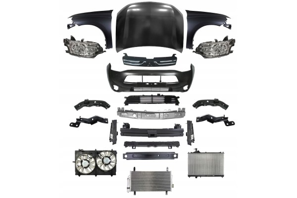 OUTLANDER 12 15 FRONT MASK BUMPER BELT FENDER