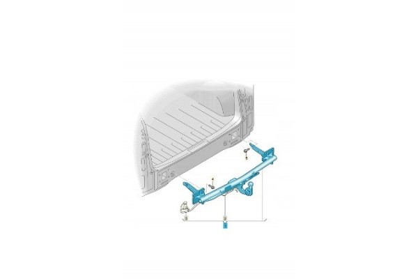 1T3803881E Tilting towbar ASO VW AUDI