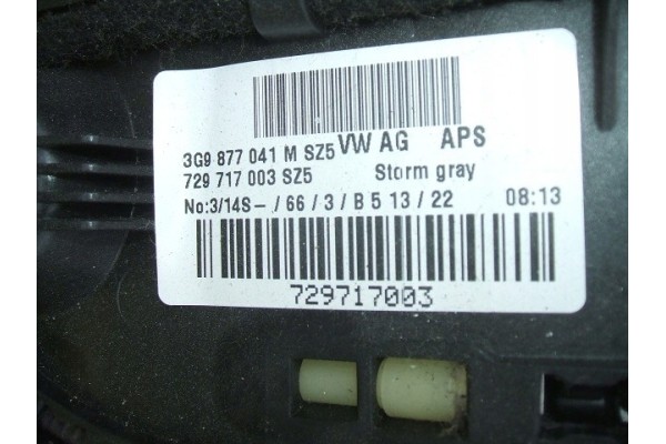 SKODA OCTAVIA IV STATION WAGON ROOF GLASS SOLAR SUNROOF 3G9877041M Car type passenger cars