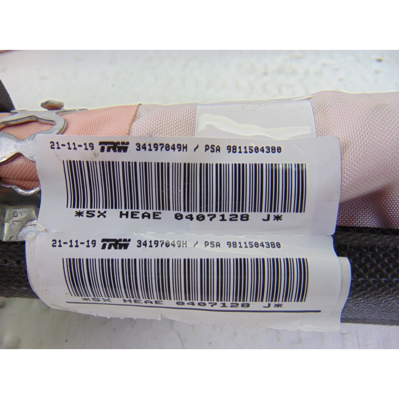 9811504380 AIRBAG CORTINA DELANTERO DERECHO PEUGEOT 3008