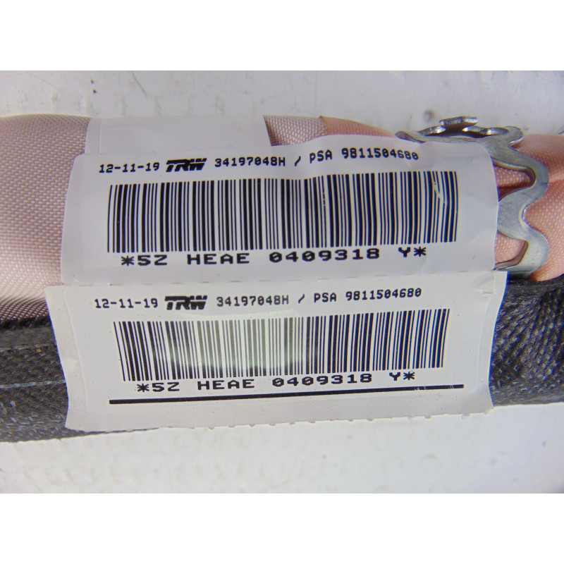 9811504680 AIRBAG CORTINA DELANTERO IZQUIERDO PEUGEOT 3008